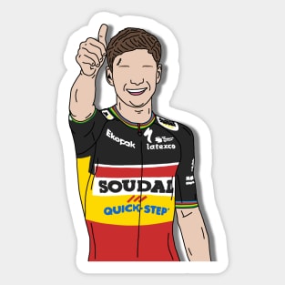 Remco Belgium Jersey LaVuelta 2023 Sticker